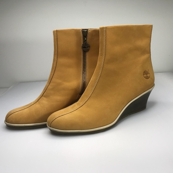 womens timberland wedge heel boots